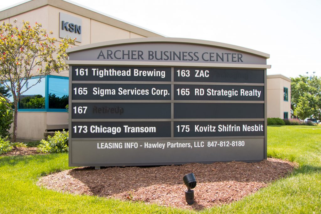 Archer Business Monument Sign