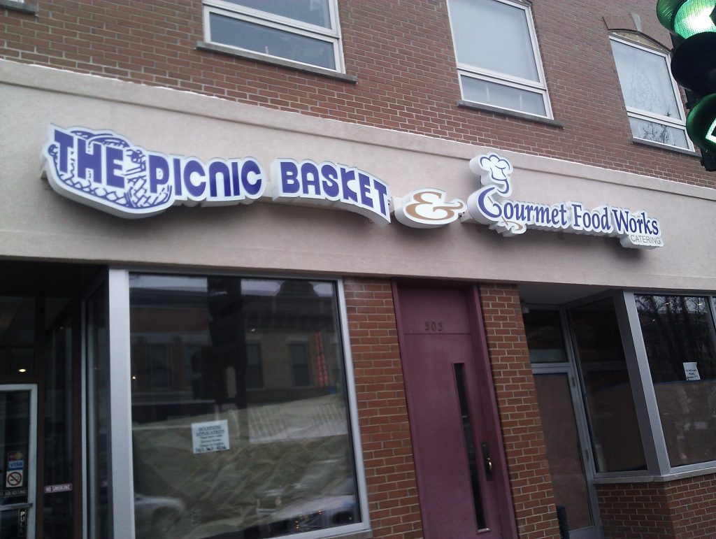 Picnic Basket Cloud Sign