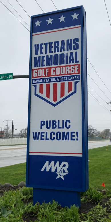 Veterans Memorial Golf Course Lexan Face
