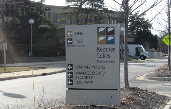 One of Kemper Lakes monument signs by Signarama.