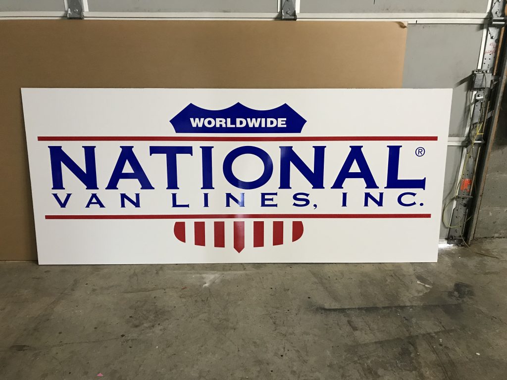 National Van Lines Wall Sign